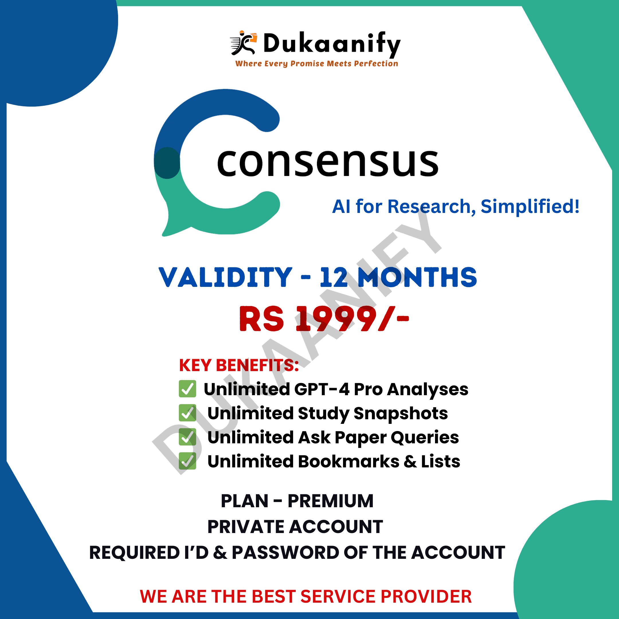 Consensus Premium - Image 1